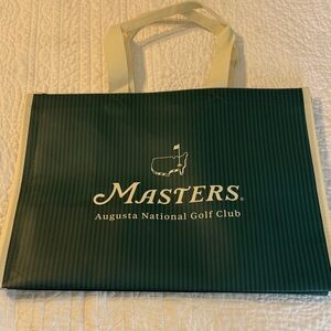 Masters Dark Green and Cream Tote Bag